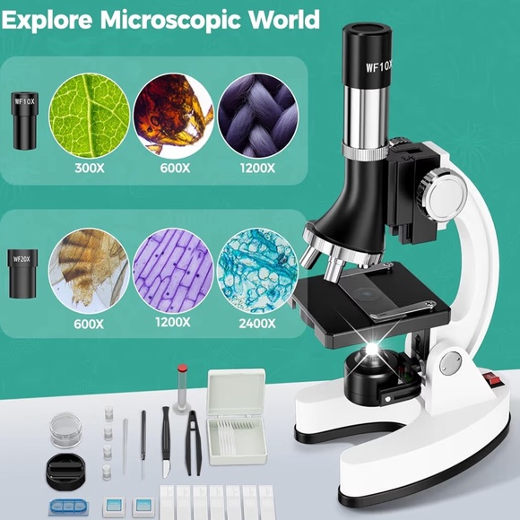 Microscope Science Kit with Built-in LED - Picture 2 of 4